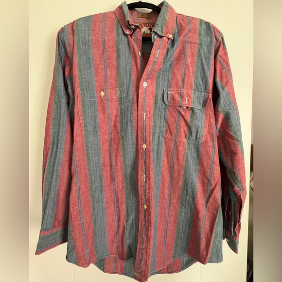 Vintage Ralph Lauren Chaps Frontier Button Down Shirt - Picture 1 of 3